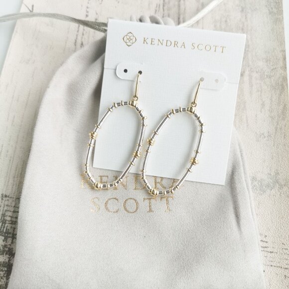 Kendra Scott Mixed Metal Earrings - Essie - Picture 3 of 3